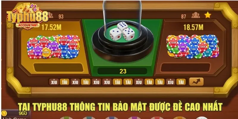 Tại Typhu88 thông tin bảo mật được đề cao nhất